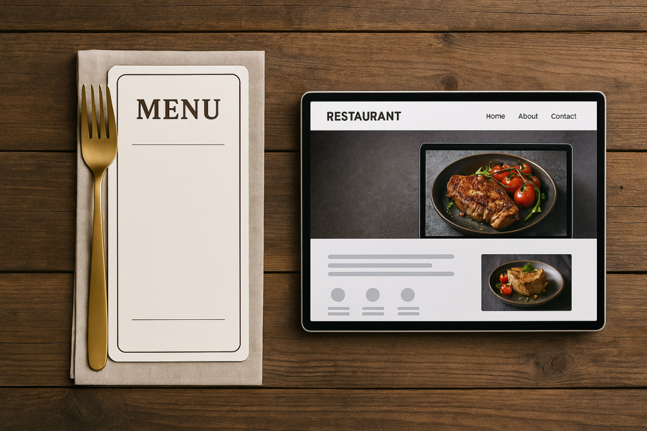 طراحی سایت رستوران
